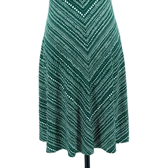 BCBGeneration Dress Women Extra Small‎ Green White Sundress Spaghetti Straps - Picture 7 of 9